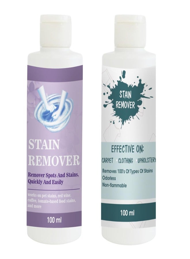 TOOVUS Stain Remover Combo Pack of Purple and Sky Stain Remover | Multi-Surface Cleaning Solution for Clothes, Fabrics, Upholstery (100 g Each) - Image 1